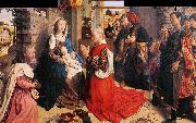 Hugo van der Goes Monforte Altarpiece oil on canvas